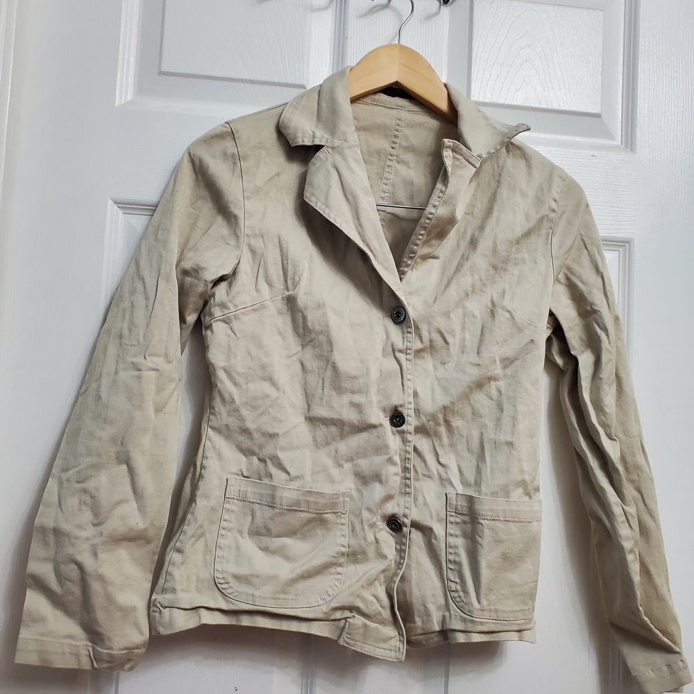 Streetwear Society Beige Blazer - SIZE 5